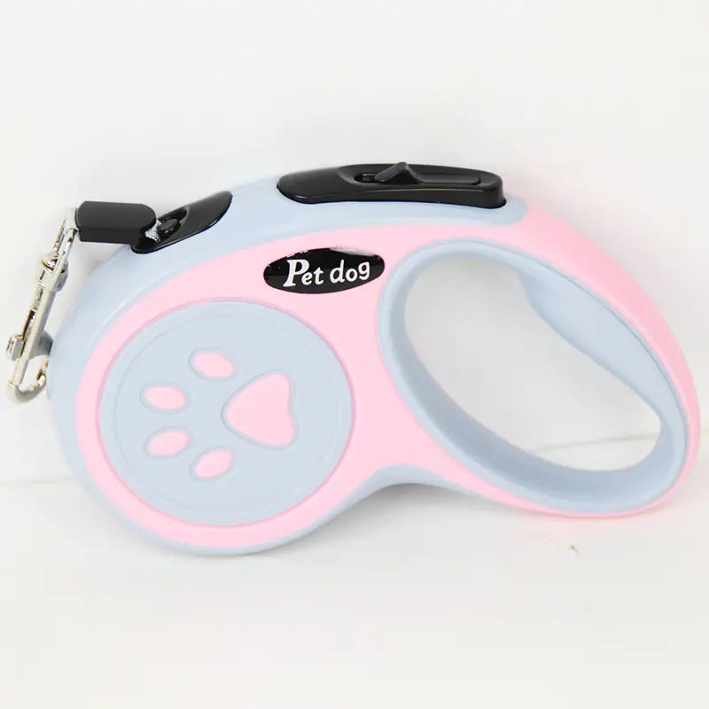Retractable Dog Leash with One-Click Brake System