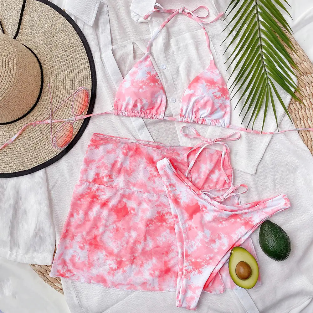 Tie-Dye Women's Bikini Swimsuit 2020 New Style B171