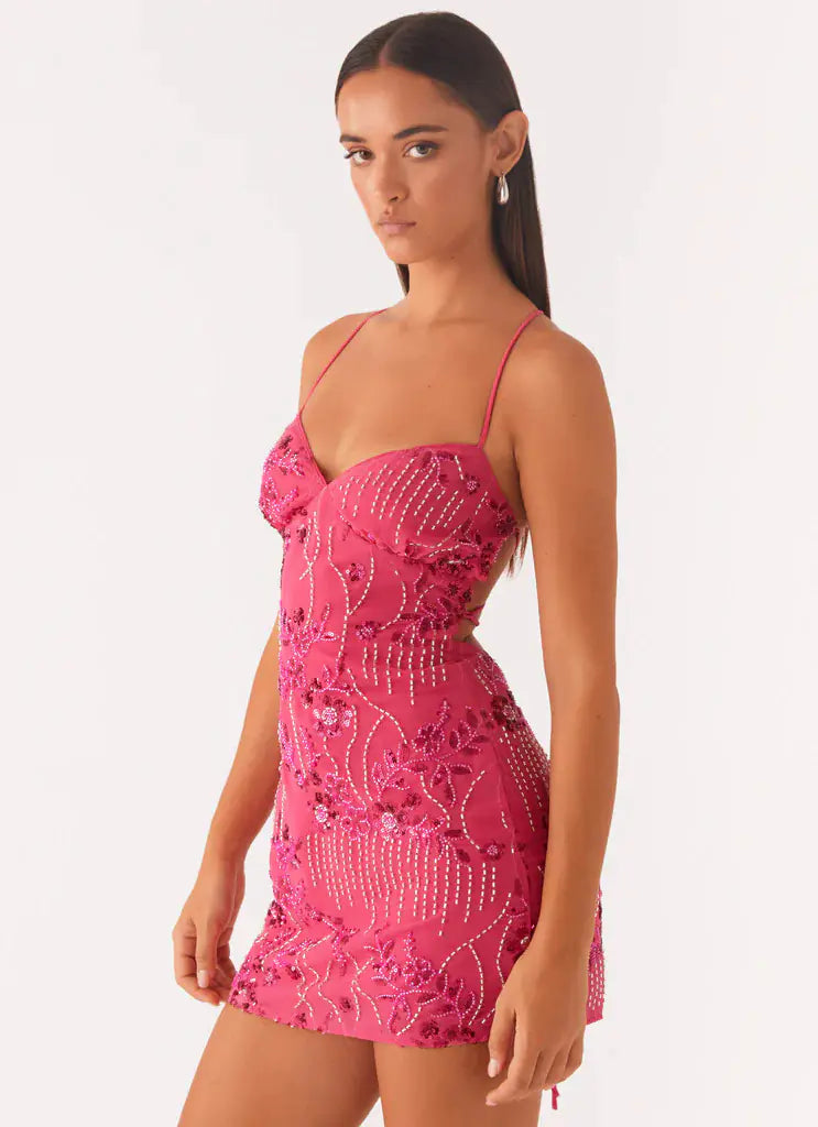 Backless Mini Dress