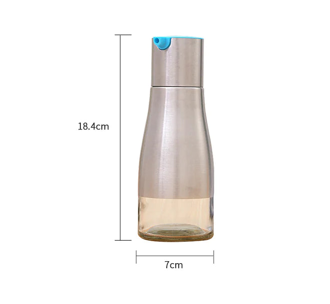 Oil Dispenser with Leak-Proof Stainless Steel Glass