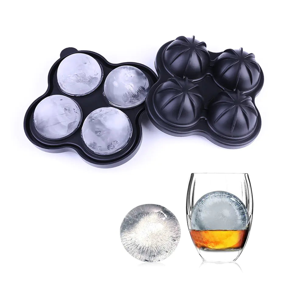 ChillSphere Ice Ball Maker - 4 Slot