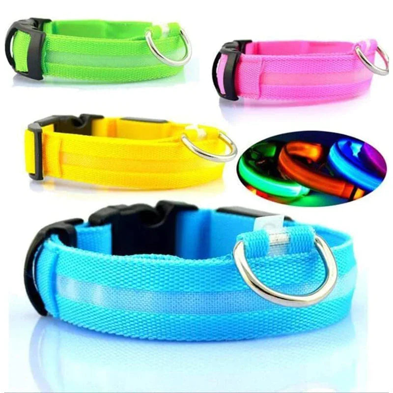 Glowing LED Dog Collar - Waterproof Safety Light