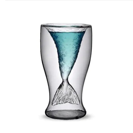 Stylish Double-Walled Whiskey and Wine Glasses