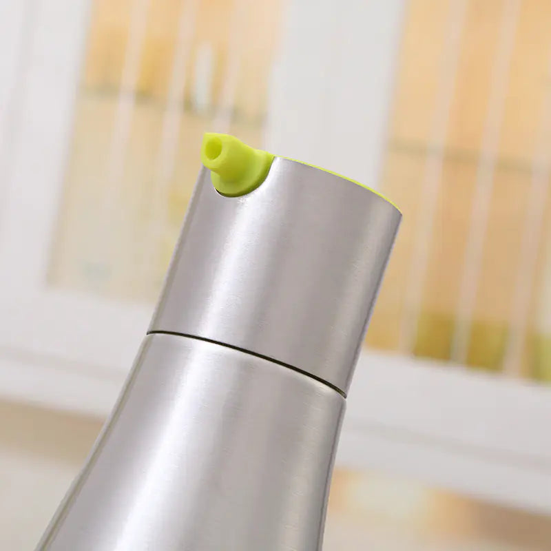 Oil Dispenser with Leak-Proof Stainless Steel Glass