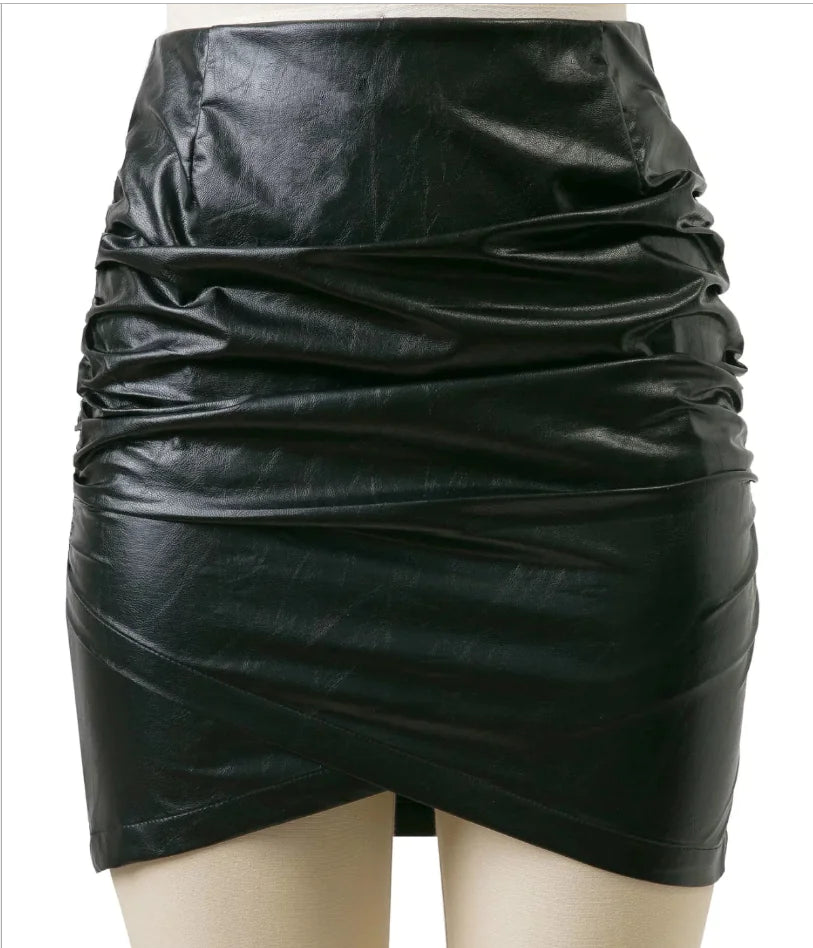 Bodycon Leather Pencil Skirt