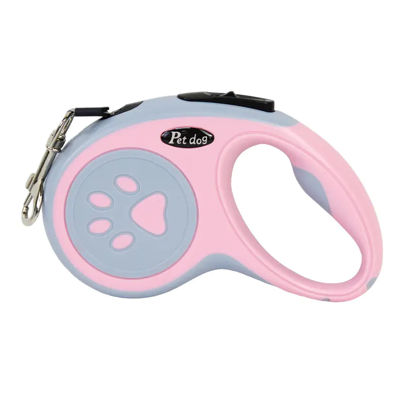 Retractable Dog Leash with One-Click Brake System