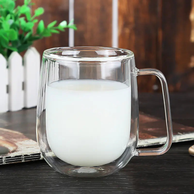 Dual-Wall Borosilicate Glass Tumbler