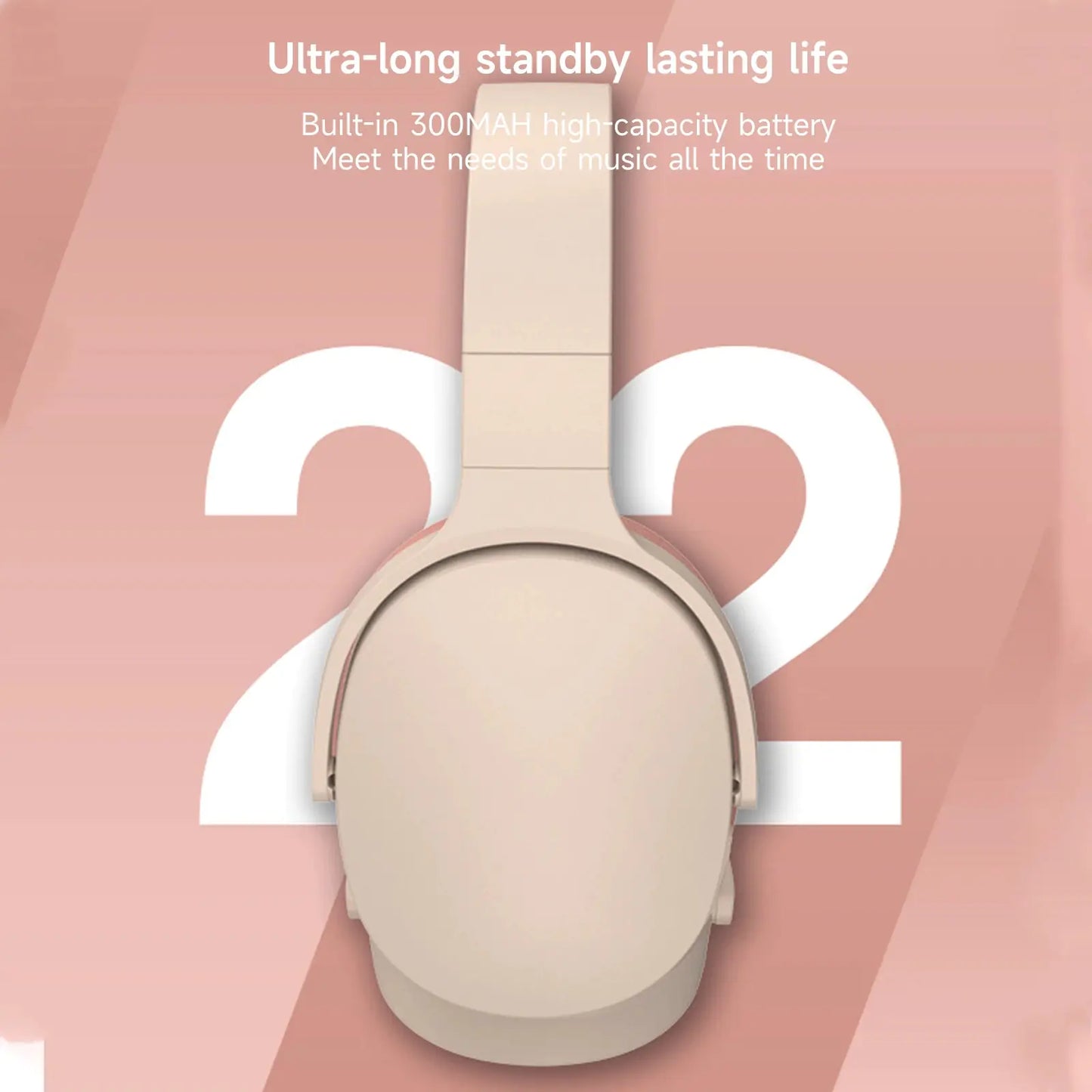 Compact Bluetooth 5.1 Noise-Canceling Headsets