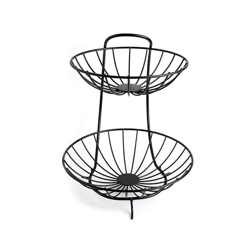 Metal Fruit Bowl - Creative Iron Art Design for Home