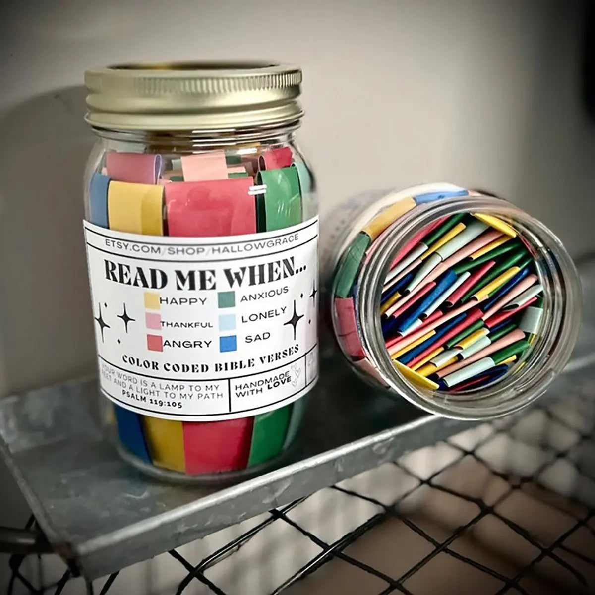 Bible Verses Jar for Emotions and Feelings