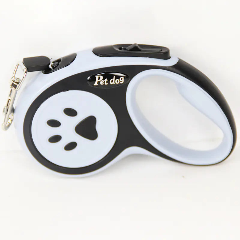 Retractable Dog Leash with One-Click Brake System