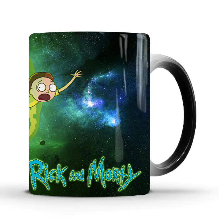 Rick and Morty Color Changing Ceramic Mug (Magic Gift)