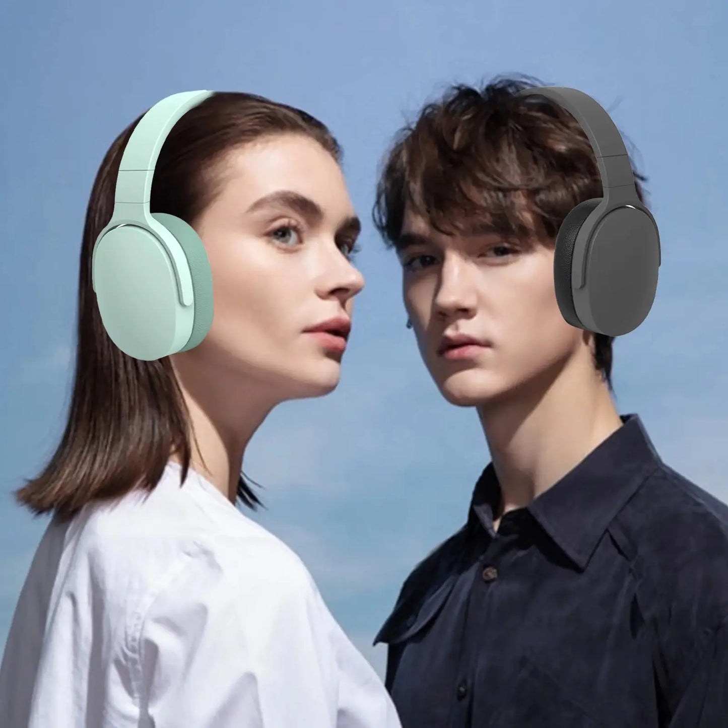 Compact Bluetooth 5.1 Noise-Canceling Headsets