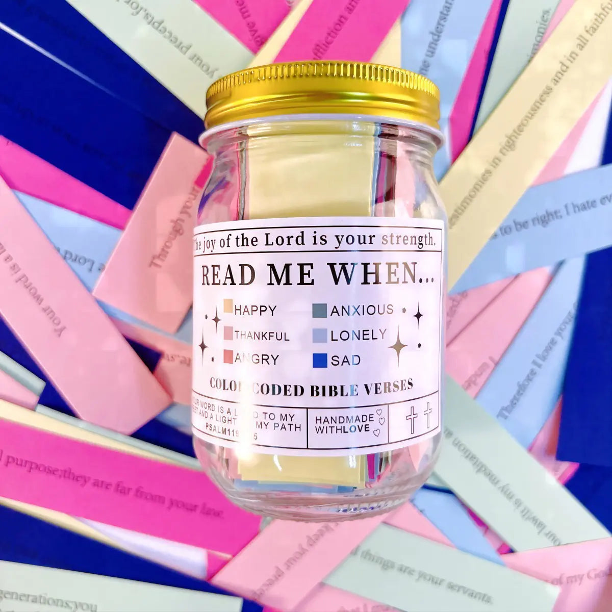 Bible Verses Jar for Emotions and Feelings