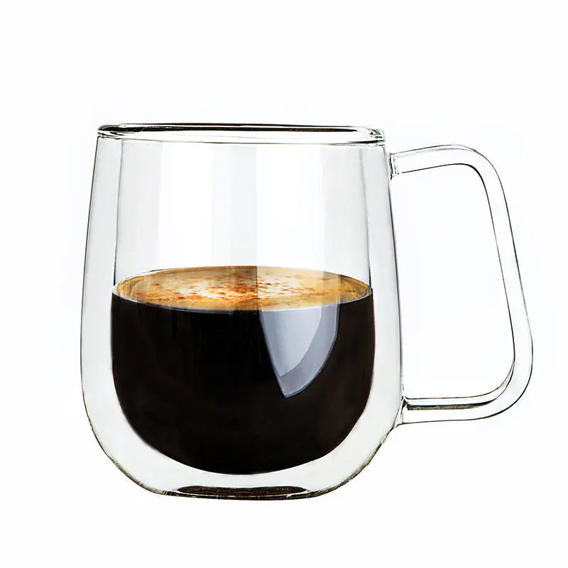Dual-Wall Borosilicate Glass Tumbler