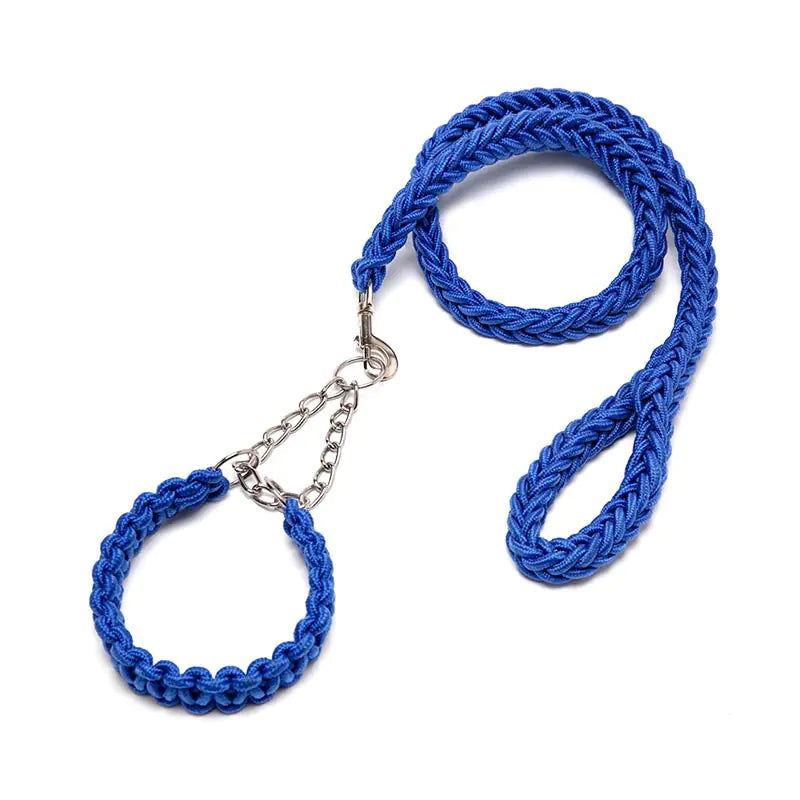 Wholesale Braided Dog Collar and Leash Nylon Rope