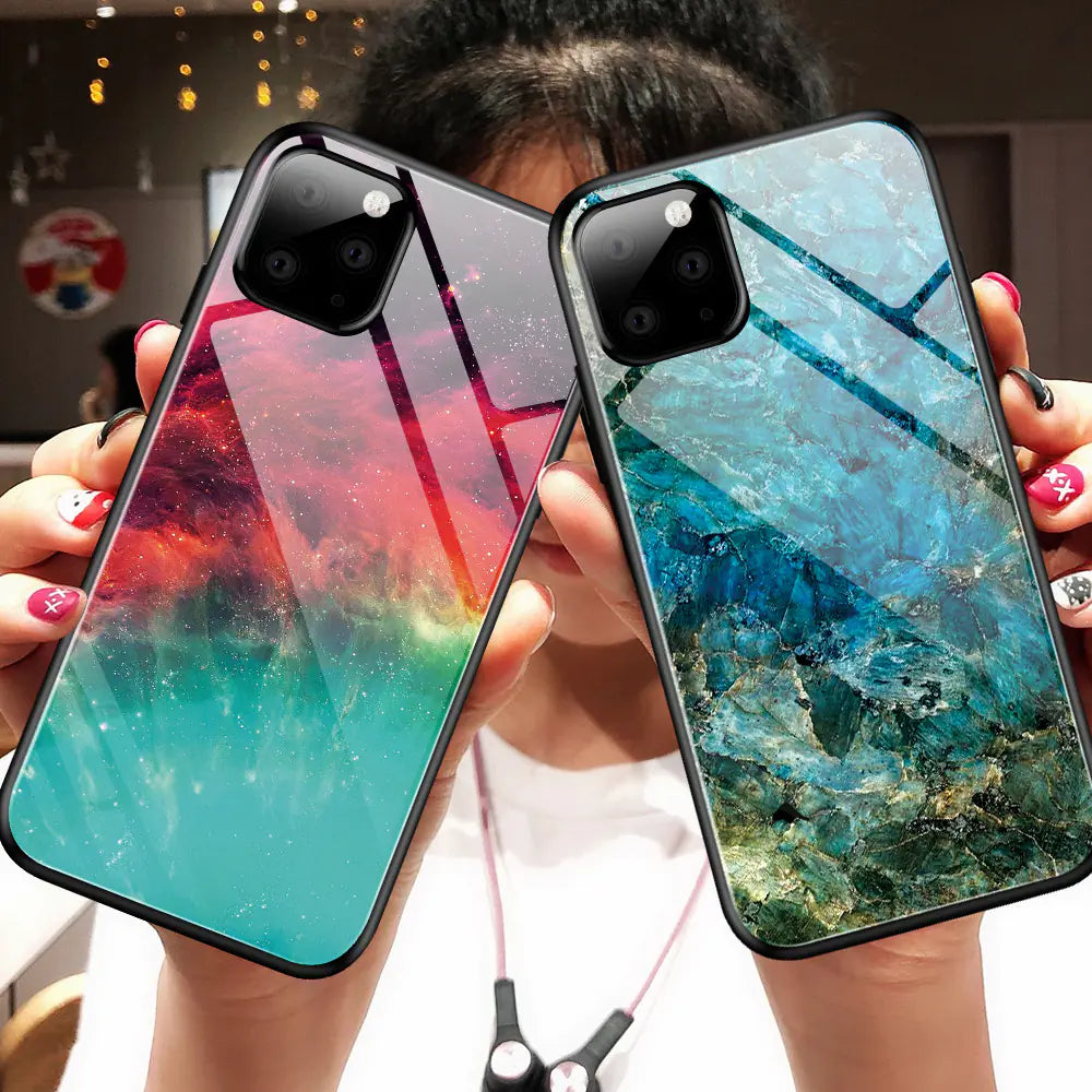 Chic Gradient Glass iPhone Case