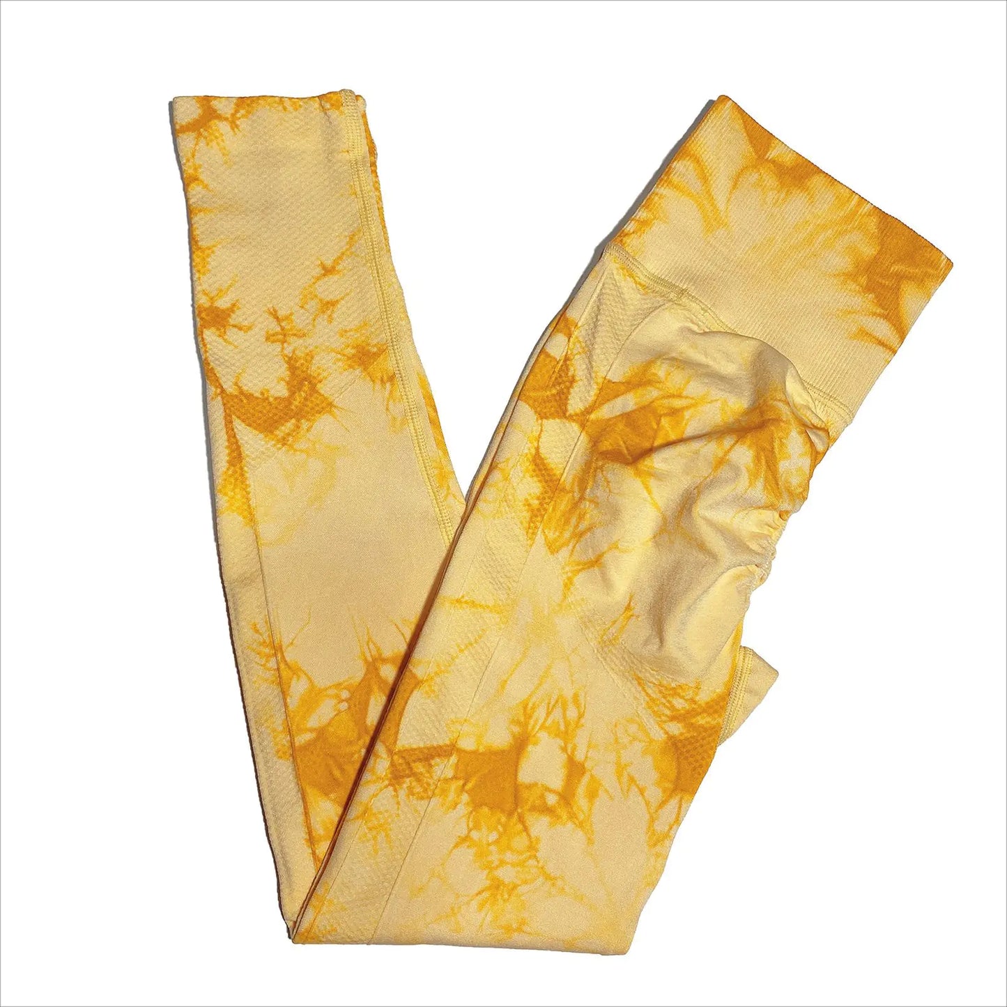 High-Waist Jacquard Yoga Pants for Hip Lifting