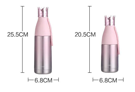 Crown Insulated Cup, 304 Stainless Steel Gradient Mug