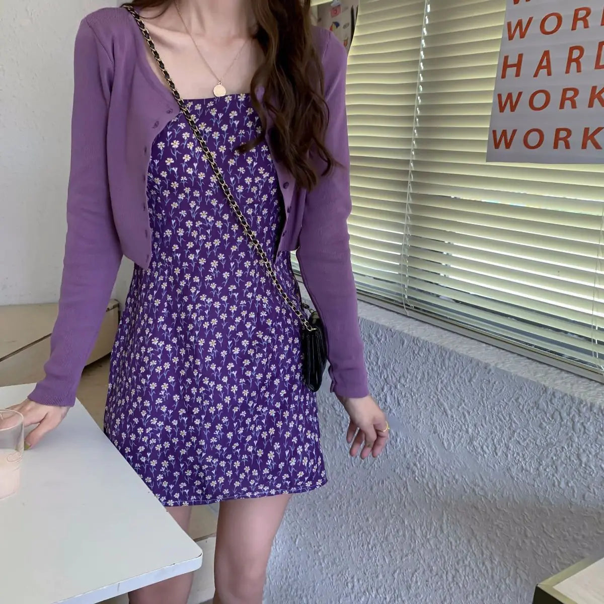 Spring Women's Floral Mini Dress