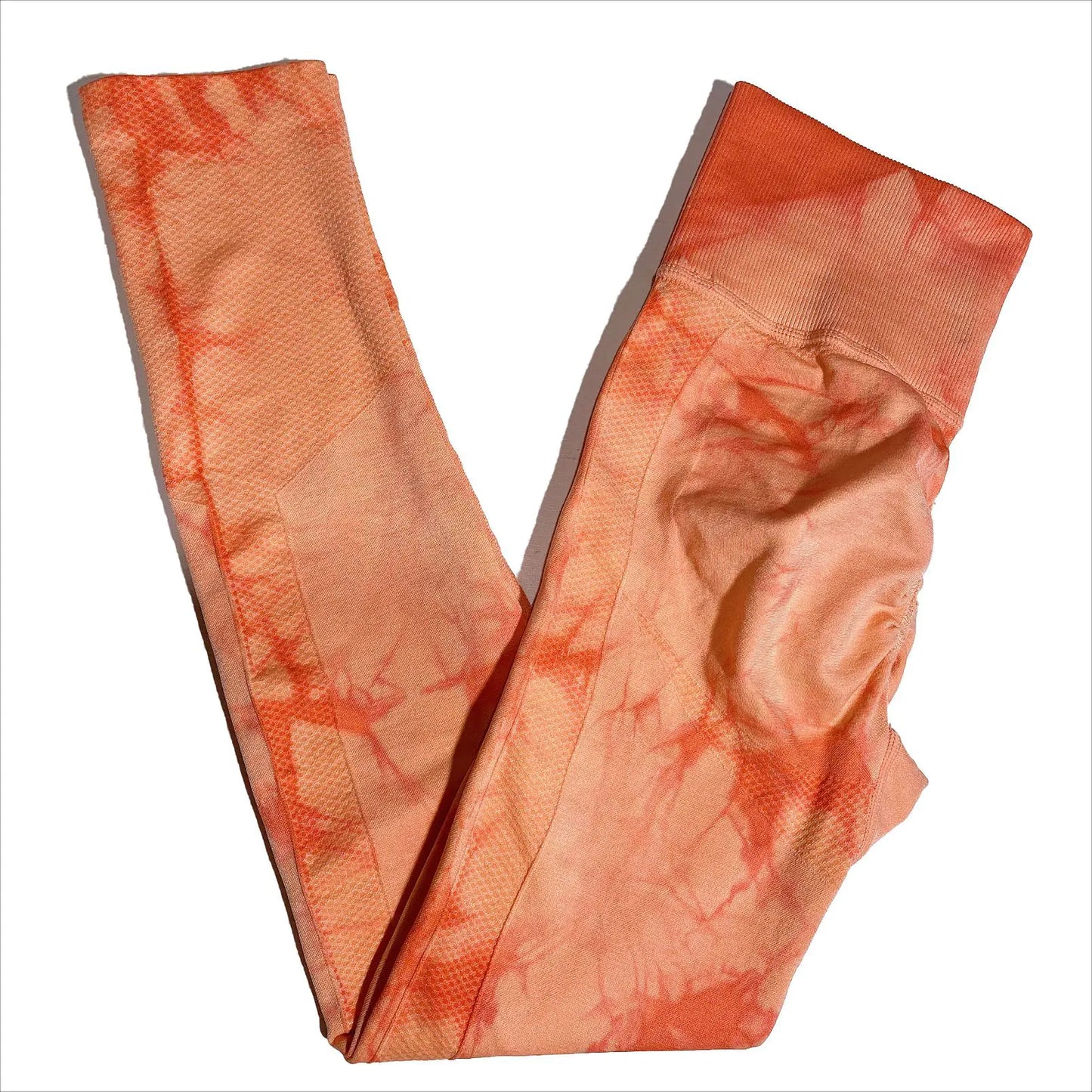 High-Waist Jacquard Yoga Pants for Hip Lifting
