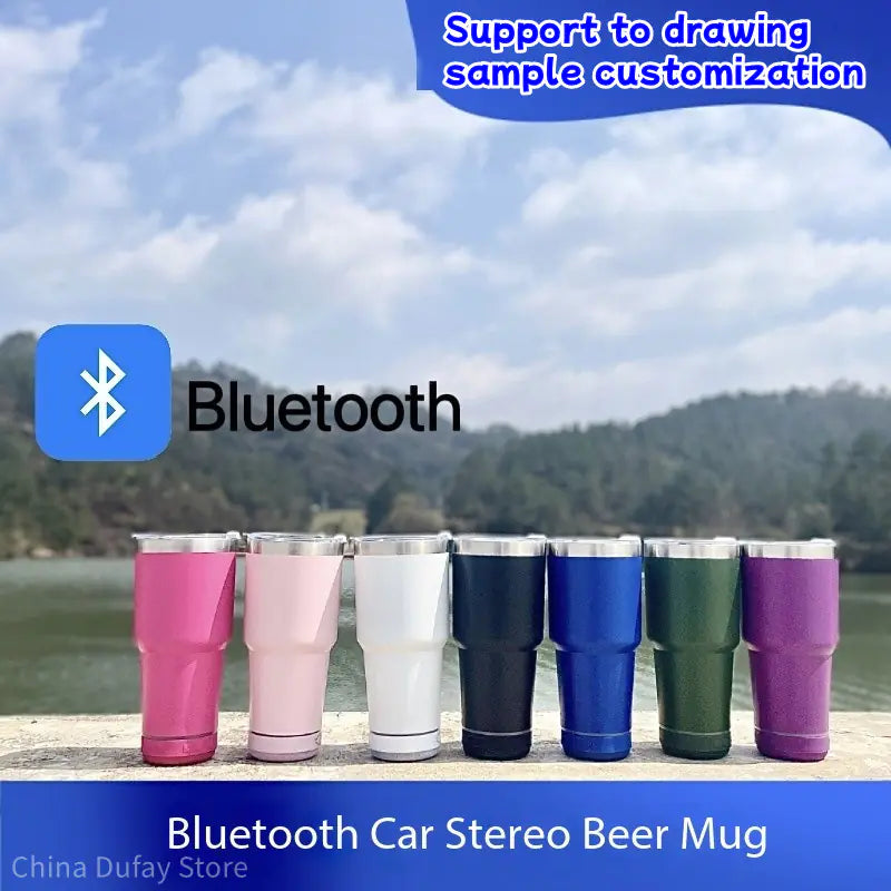 CoolSip Car Cup with Bluetooth & Insulation