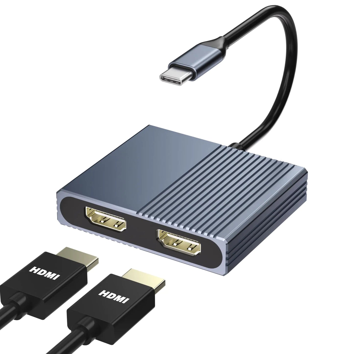 Dual HDMI USB-C Docking Station