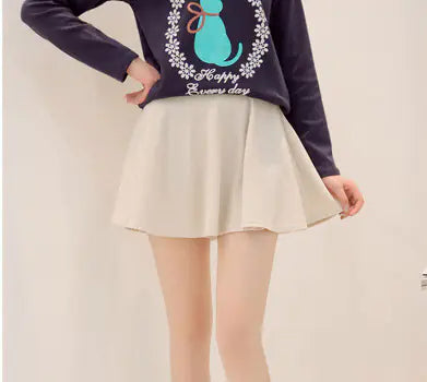 Pleated Midi Skirt, Short Skirt, and Half Skirt