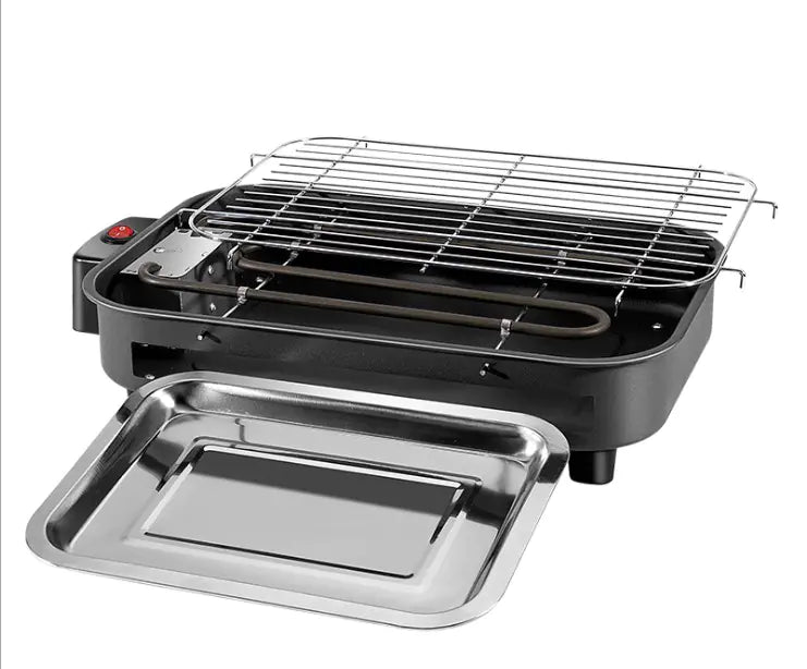 Square Smokeless Electric Grill with Temperature Control