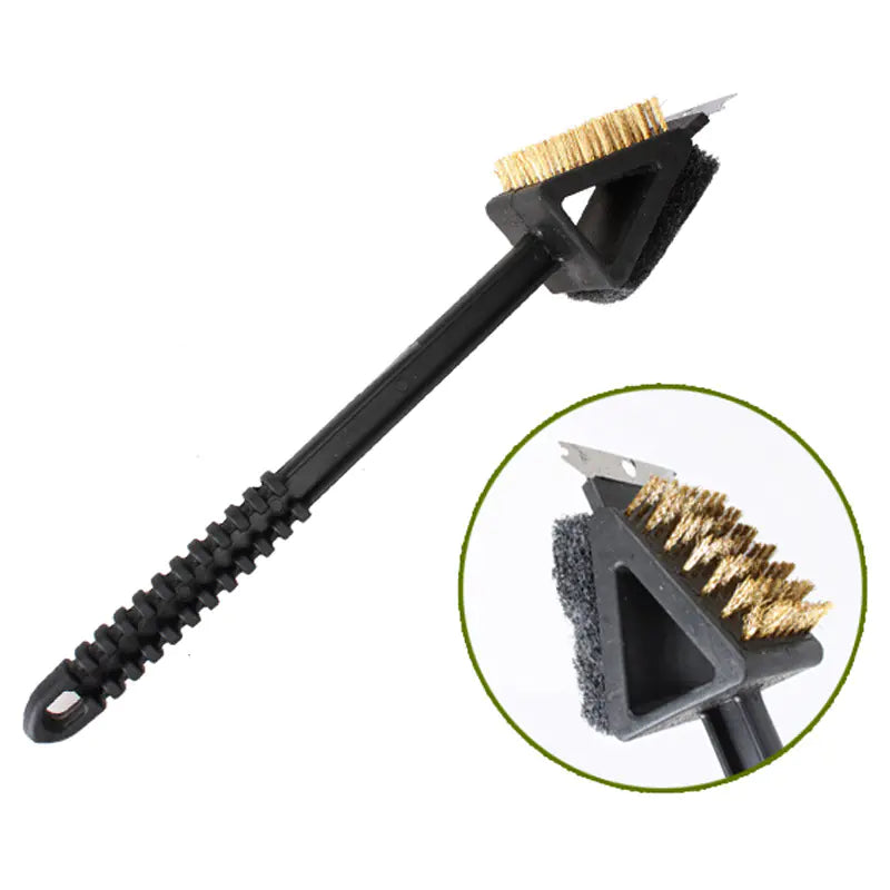 3-in-1 BBQ Cleaning Brush for Outdoor Grilling
