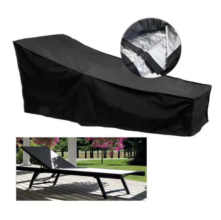 Oxford Cloth Outdoor Lounge Chair Cover, Dust & Rain Proof