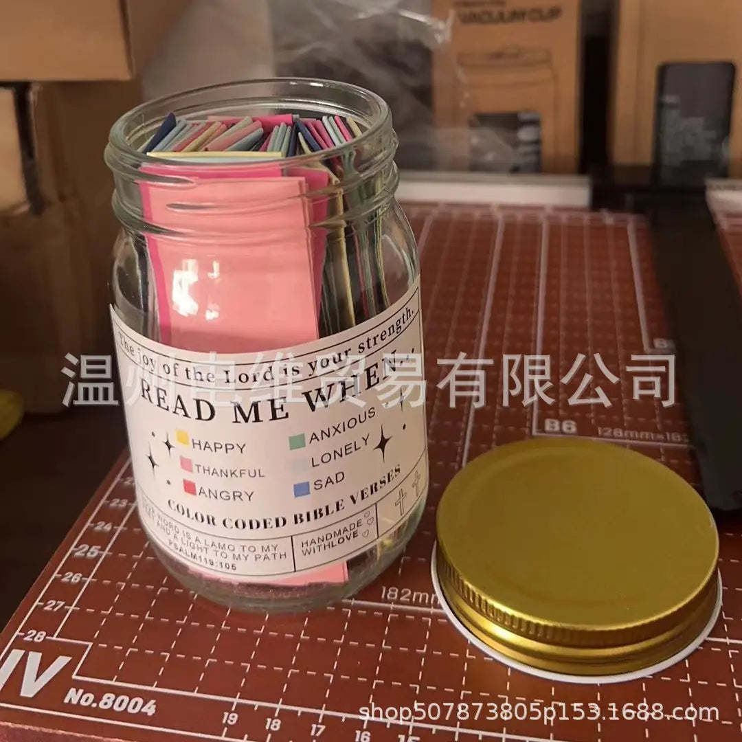 Bible Verses Jar for Emotions and Feelings