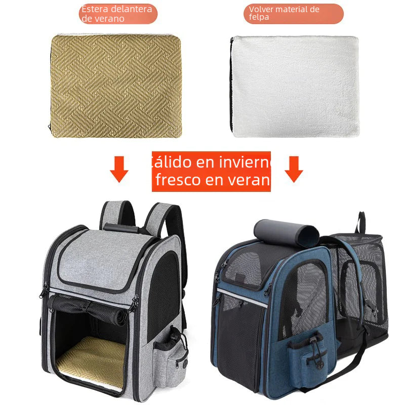 Travel-Ready Pet Backpack Carrier