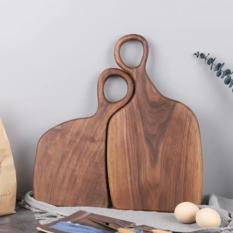 Elegant Black Walnut Artisan Breadboard