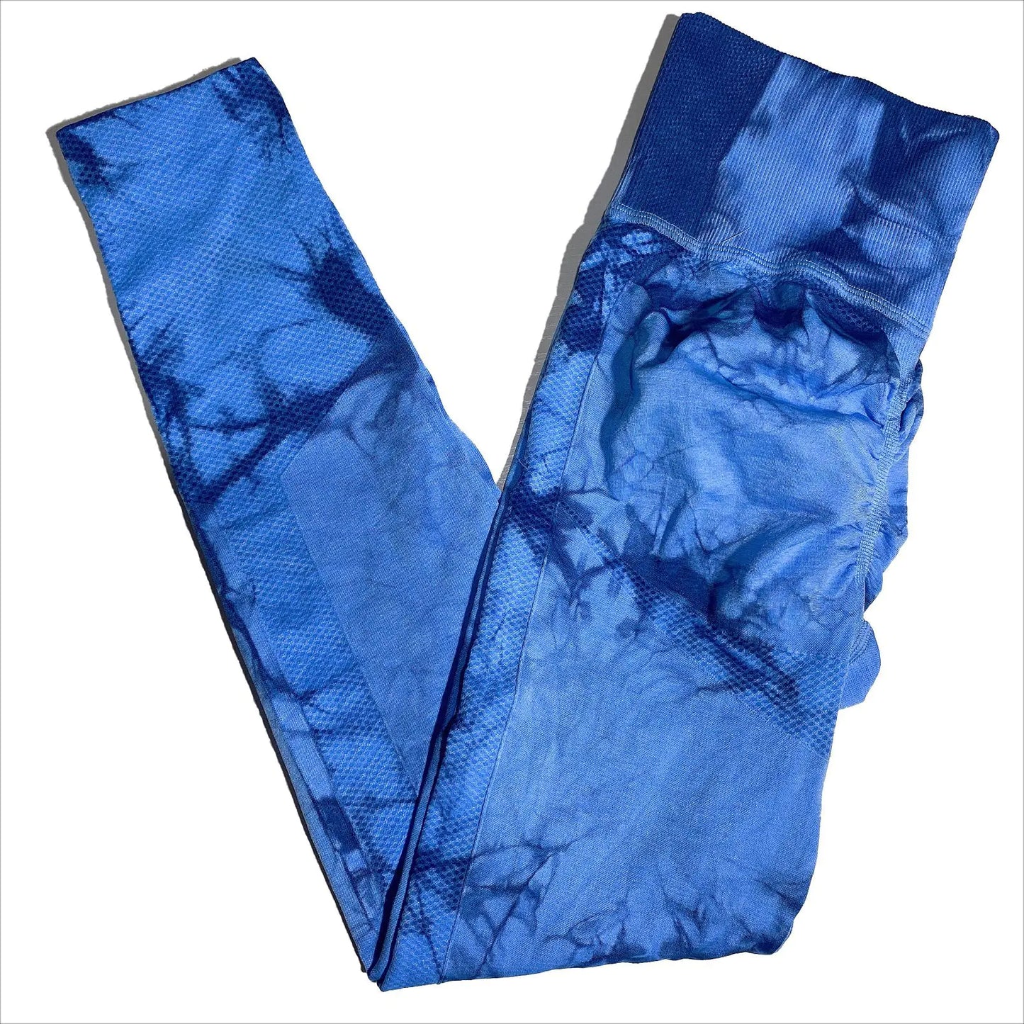 High-Waist Jacquard Yoga Pants for Hip Lifting