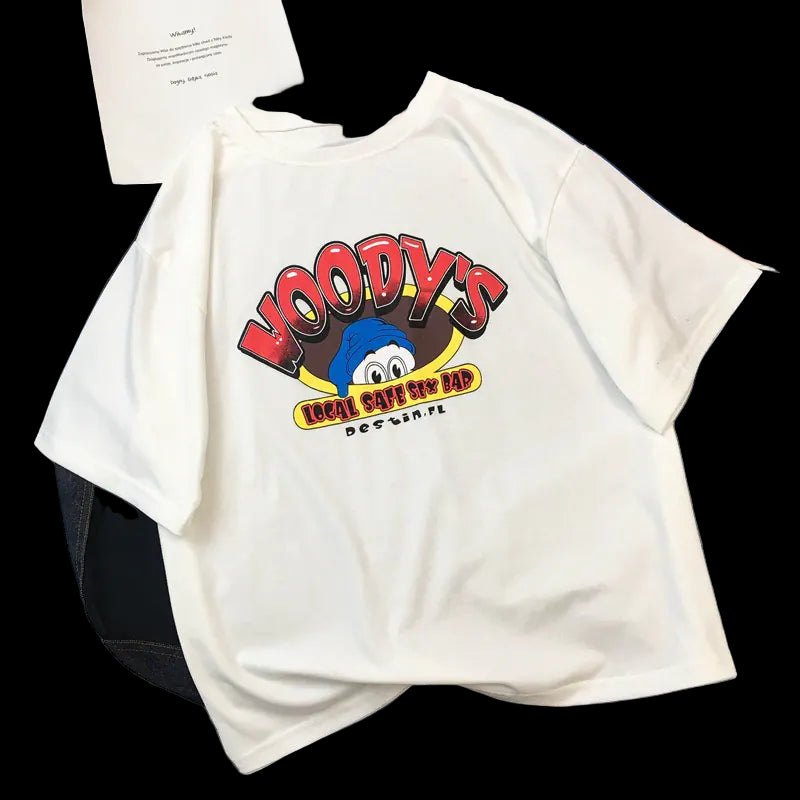 Cartoon Donald Duck Short Sleeve T-Shirt