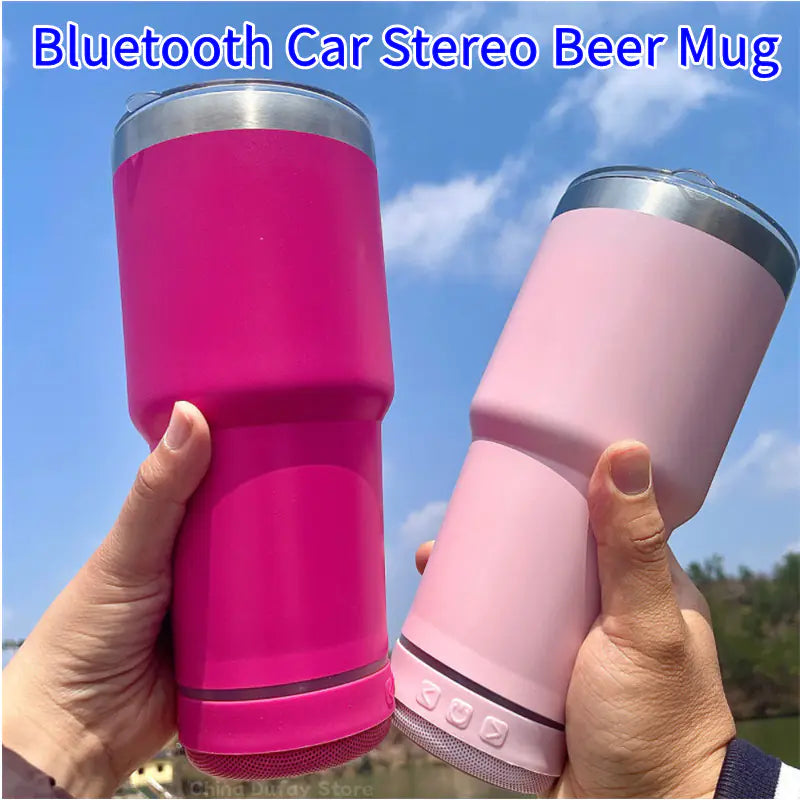 CoolSip Car Cup with Bluetooth & Insulation