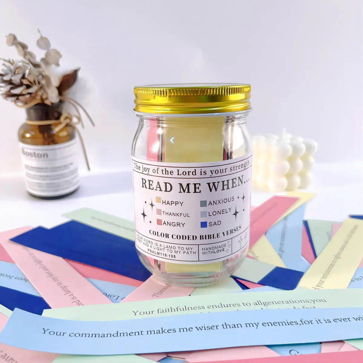 Bible Verses Jar for Emotions and Feelings