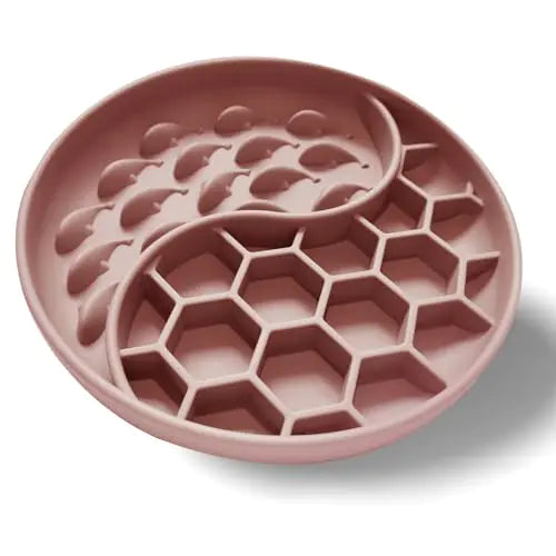 SafeEat Silicone Slow Feeder for Pets, Slip-Resistant - Pink