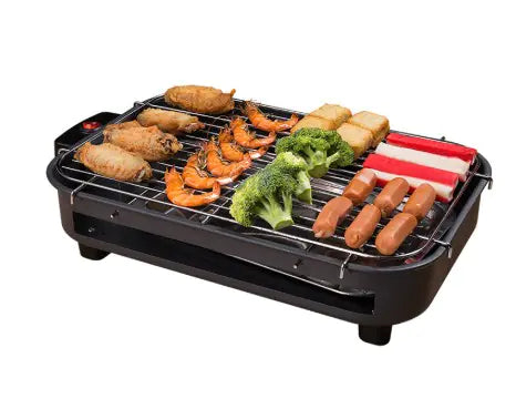 Square Smokeless Electric Grill with Temperature Control