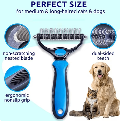 Dual-Sided Professional Pet Brush