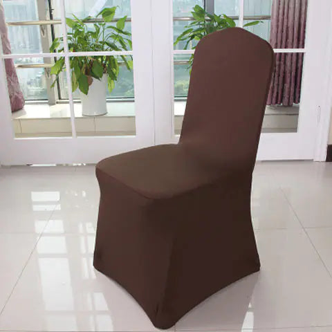 White Hotel Chair Cover for Banquets and Events