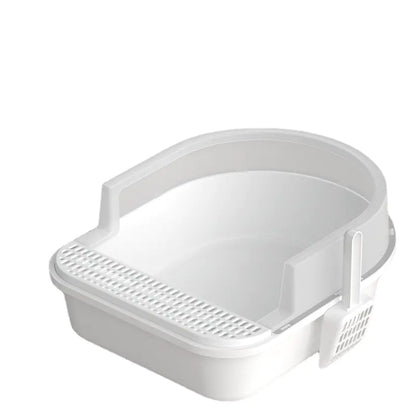 Spacious Semi-Enclosed Cat Litter Haven