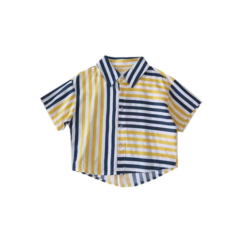 Boys' Summer Short-Sleeved Shirts and Tops