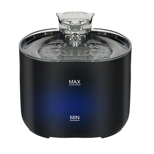 PurrfectFlow LED Cat Water Fountain: 2.2L Quiet Pet Hydration Station