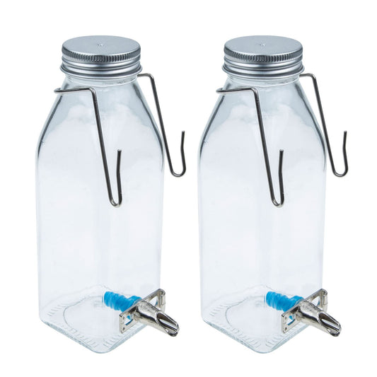 LeakGuard Small Pet Glass Waterer