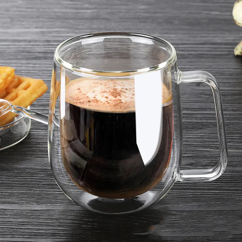 Dual-Wall Borosilicate Glass Tumbler