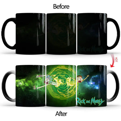 Rick and Morty Color Changing Ceramic Mug (Magic Gift)