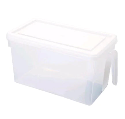 Transparent Non-Toxic Refrigerator Storage Box with Handle