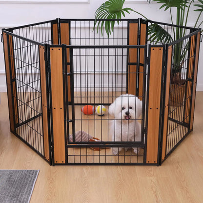 32-Inch Indoor/Outdoor Dog Playpen